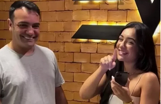 Duda Freire e o pai, Dyogo Hilario