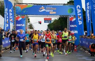 Largada de uma das etapas do Circuito CAIXA 2025 (Foto: Fernanda Paradizo / HT Sports)