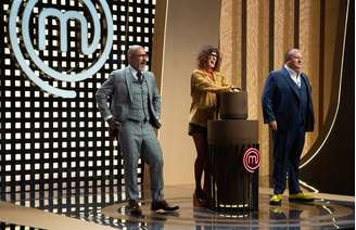 Érick Jacquin, Helena Rizzo e Henrique Fogaça no MasterChef.