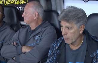 Felipão e Renato, lado a lado em Botafogo x Grêmio –