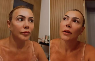 Fabiana Teixeira relatou ter sido diagnosticada com um cisto no cérebro