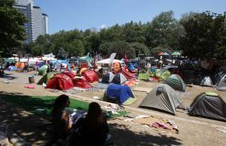 Manifestantes agora estão acampados na Praça Taksim, em Istambul
