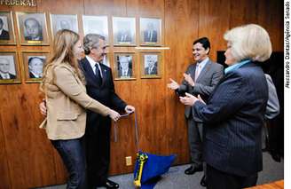 Collor recebeu homenagem nesta quarta-feira no Senado