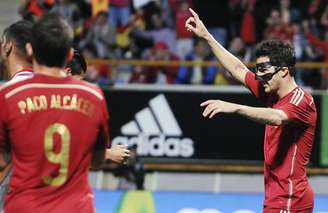 Fabregas marcou o gol da vitória espanhola