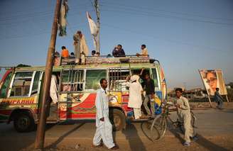 Moradores da província de Sindh, no Paquistão