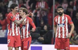 Atlético de Madrid vence o Sporting por 2 a 0 (Foto: GABRIEL BOUYS / AFP)