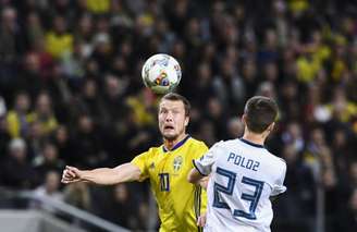 Suécia bateu a Rússia, anfitriã da Copa de 2018 (Foto: AFP)