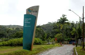 A entrada da mina Gongo Soco, em Barão de Cocais, operada pela Vale; local foi evacuado no dia 8 de fevereiro F
