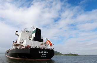 Navio iraniano Bavand parado na região do porto de Paranaguá (PR) 
18/07/2019
REUTERS/João Andrade