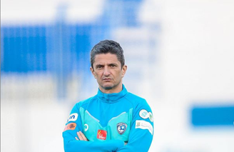 Lucescu, treinador do Al-Hilal, exaltou Jorge Jesus (Foto: Reprodução/Al-Hilal)