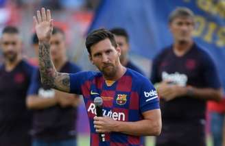 Messi completou 700 gols oficiais no último jogo do Barcelona (Foto: AFP)