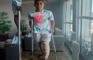 Felipe Laurindo passará por uma cirurgia no joelho na próxima semana (Crédito: Reprodução)