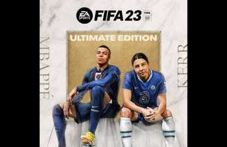 Mbappé e Sam Kerr são destaques em arte da EA Sports (Foto: Divulgação)