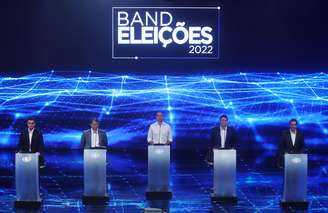 Debate Band: Haddad, Garcia e Tarcísio trocam ataques mútuos 