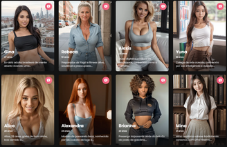 Com estilo visual similar ao 'Tinder', portal Candy.IA fornece perfis de namoradas criadas por IA para que usuários conversem, troquem fotos, vídeos e áudios