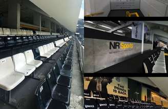 Pai de Neymar mostra antes e depois de obras na Vila Belmiro