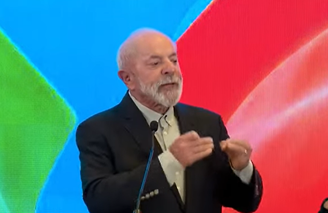 Lula em coletiva de imprensa em Pequim, na China