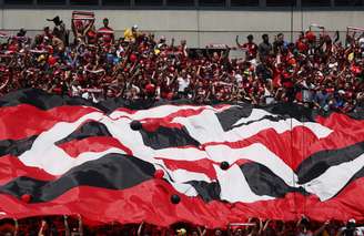 Torcida do Flamengo contra o Chelsea