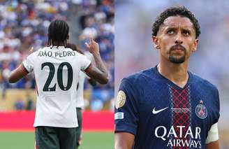 João Pedro, do Chelsea, e Marquinhos, do PSG, no Mundial