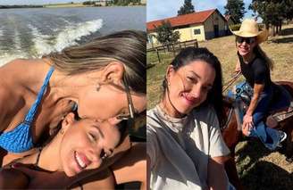 Carol Gattaz junto da namorada, Victoria Misk