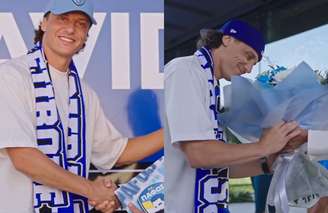 David Luiz em chegada ao Chipre