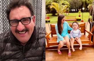 Ratinho é avô de Noah, de 7 anos