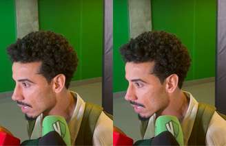 Lucas Evangelista após vitória do Palmeiras sobre o River