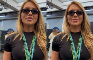 Virgínia conversa com o Terra durante o GP de São Paulo de F1
