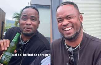 Carlos Alberto em vídeo de provocação a Arrascaeta