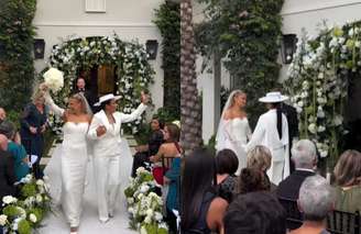 Casamento de Marta em cerimônia nos Estados Unidos