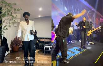 Hugo Souza em festa de aniversário