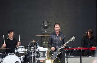 Interpol em show no Lollapalooza 2015.