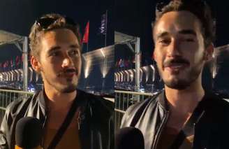 Filipe Bragança em chegada ao Lollapalooza