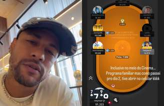 Neymar fala sobre participação em torneio de pôquer