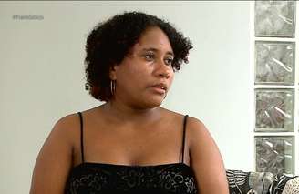 Samara Regina Dutra, de 19 anos, em entrevista ao Fantástico, da Globo