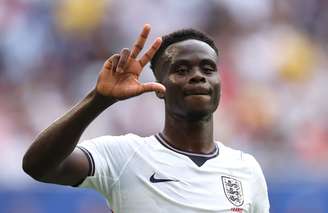 Bukayo Saka. (Photo by Luke Hales/Getty Images)