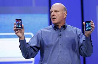 <p>Steve Ballmer, CEO da Microsoft</p>