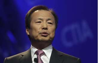 <p>Co-presidente-executivo da Sasmung, J.K. Shin já sabe que continuará liderando a divisão de aparelhos móveis da Samsung</p>