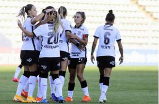 Corinthians feminino goleou o Universitario pela Libertadores (Foto: Rodrigo Gazzanel/Ag. Corinthians)