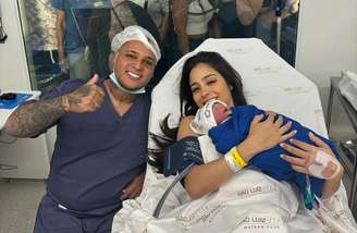 MC Ryan comemora nascimento da filha e divulga as primeiras fotos