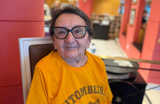 A atriz Tânia Maria