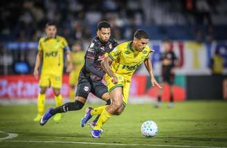 Matheus Fernandes, jogador do Red Bull Bragantino. 