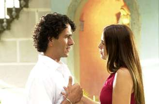 Marcos Palmeira e Malu Mader em cena de 'Celebridade', novela brasileira que foi exibida também nos Estados Unidos