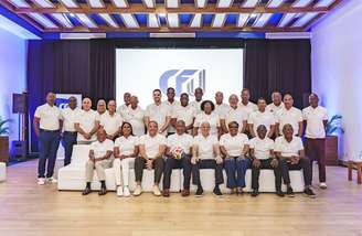 Infantino se reuniu com dirigentes caribenhos em busca de apoio.