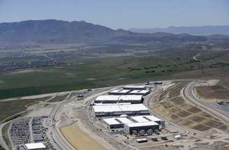 Imagem mostra o datacenter da NSA, em Utah