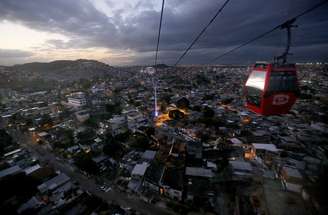 <p>Vista aérea do Complexo do Alemão, no Rio de Janeiro</p>