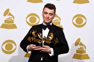 <p>Sam Smith levou para casa quatro prêmios Grammy 2015</p>