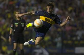 <p>Osvaldo não se deixou afetar com boatos: fez gol decisivo para o Boca </p>