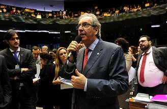 <p>Eduardo Cunha quer pressa na votação do projeto da terceirização</p>