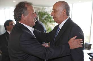 Zico recebeu o apoio de Marco Polo Del Nero